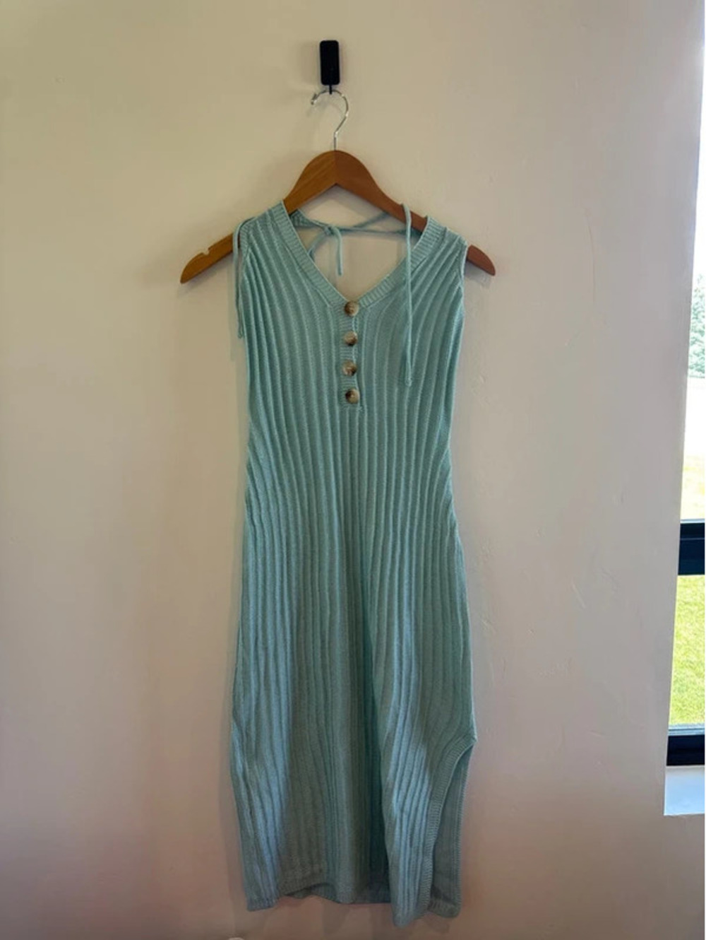 Blue long dress